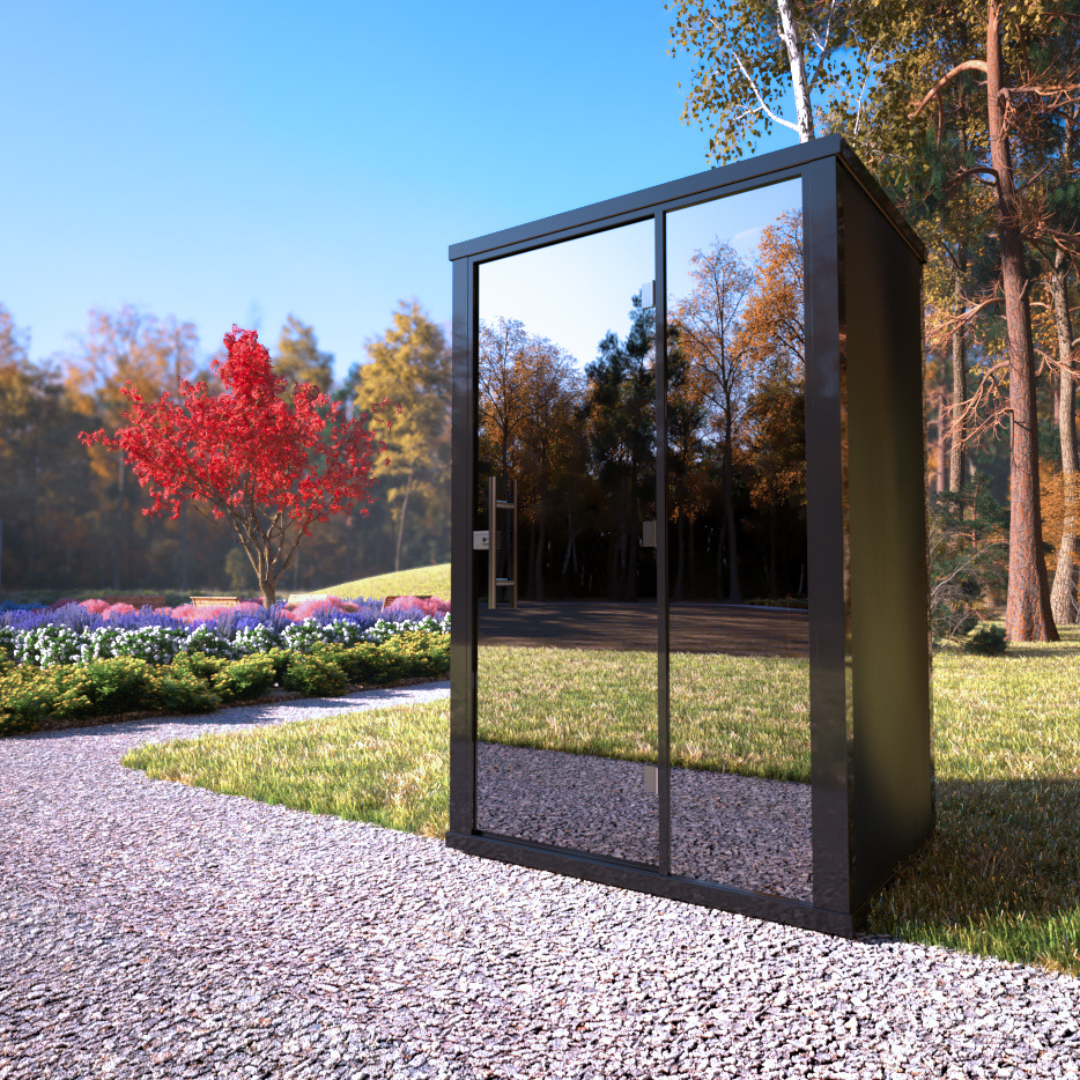 harmone hele mini mirrored glass