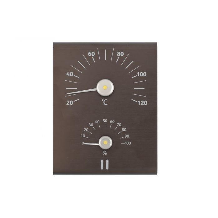 Rento Aluminium Thermometer & Hygrometer
