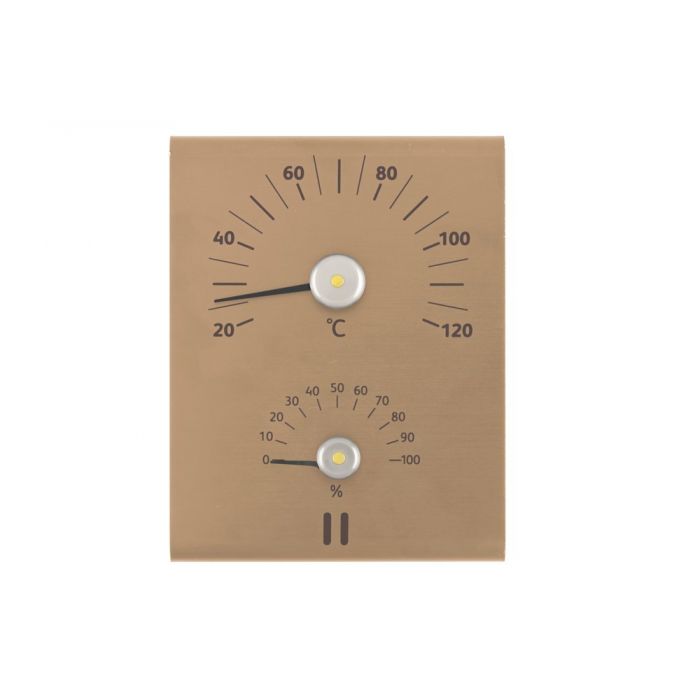Rento Aluminium Thermometer & Hygrometer