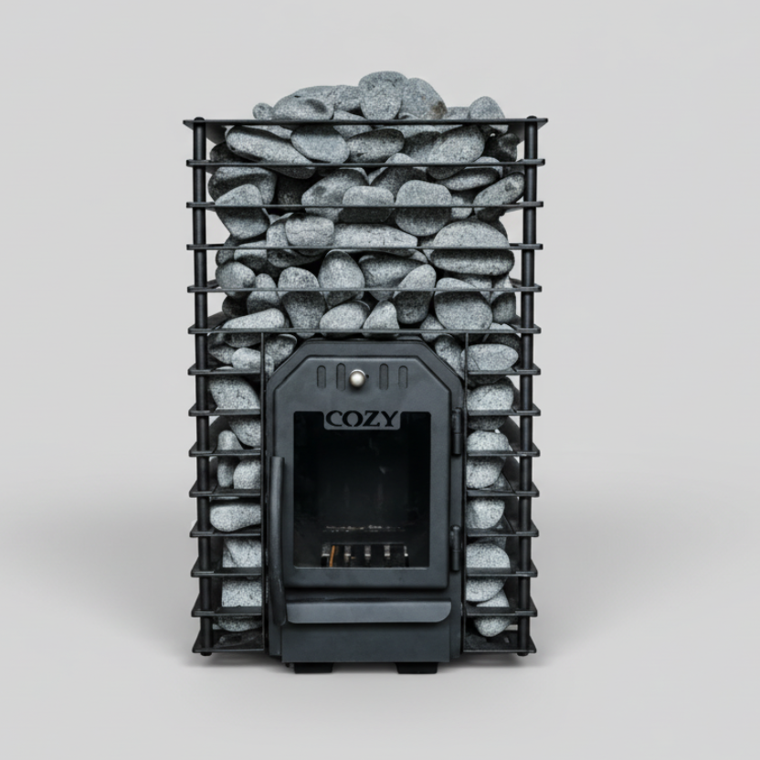 Cozy Wood-Fired Heater Quattro