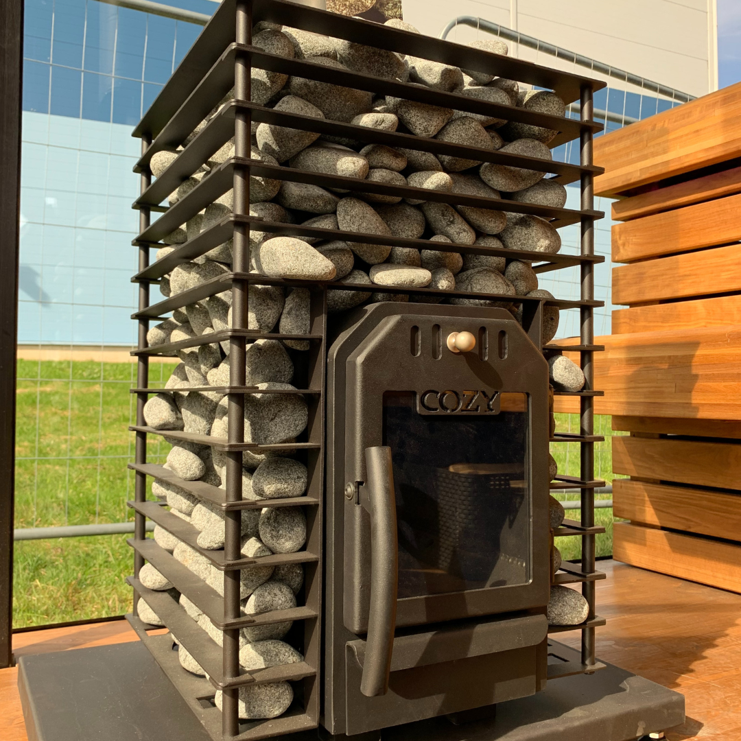 Cozy Wood-Fired Heater Quattro