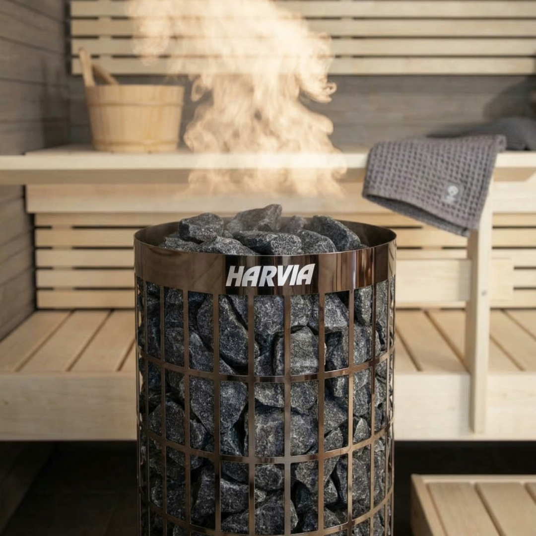 Harvia Cilindro PC Electric Heater Package