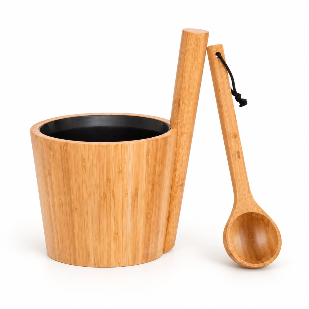 Rento Bamboo Bucket & Ladle