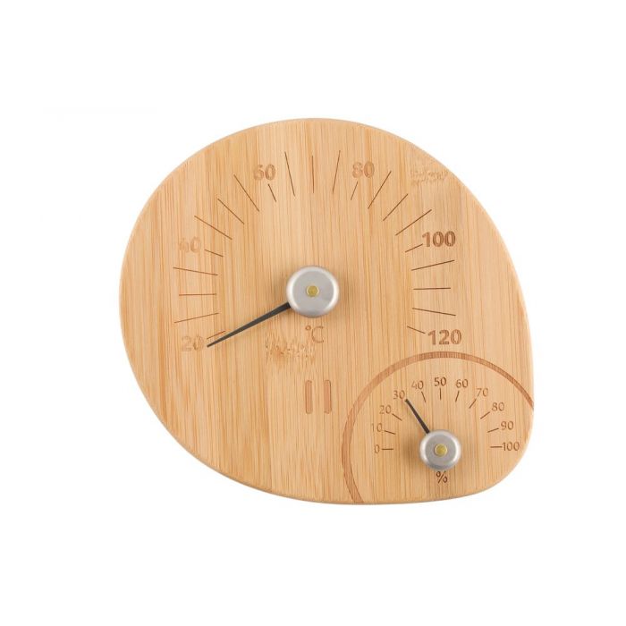 Rento Bamboo Thermometer & Hygrometer